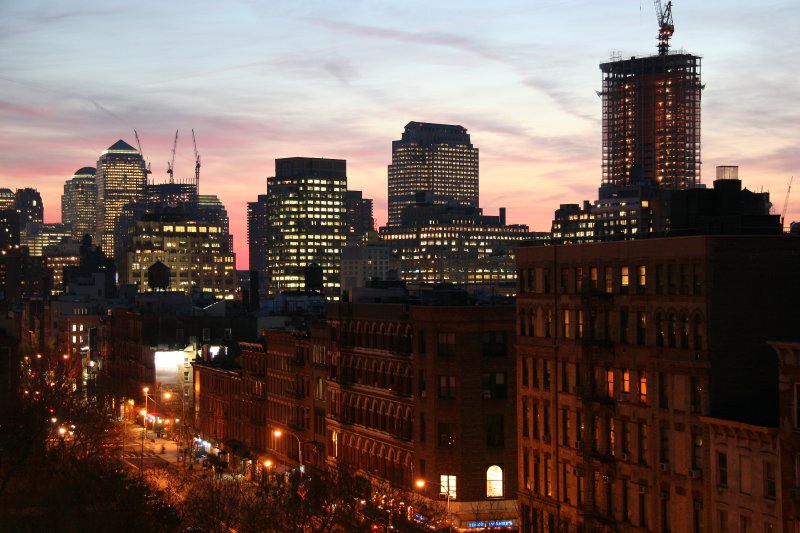 Sunset - Downtown Manhattan