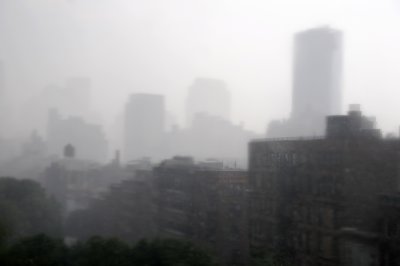 Rain & Mist - Downtown Manhattan Skyline