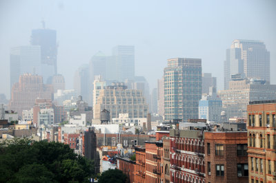 Hot, Humid & Hazy - Downtown Manhattan Skyline