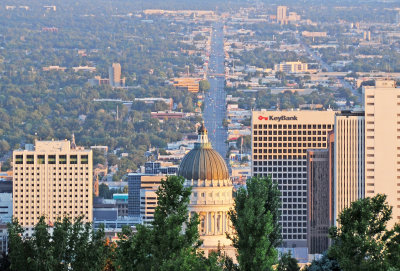 Utah State Capitol & Valley