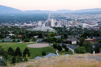 Utah State Capitol & Valley