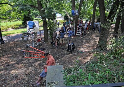 Movie Making at the Garden