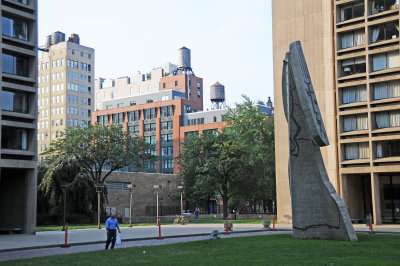 Picasso Syvette Sculpture at NYU Silver Towers