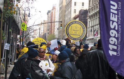 NAACP & Union Protest March for Voting Rights