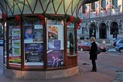 Old & New Year Ticket Kiosk - Copley Square