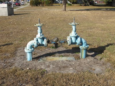 Plumbing on Sarasota High School Grounds