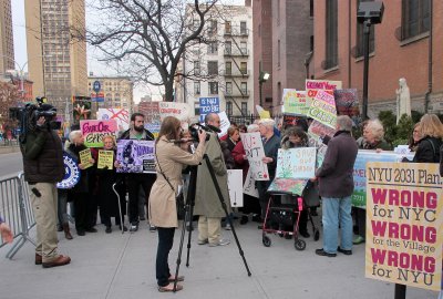 Community Protest Against NYU 2031 Expansion Plans