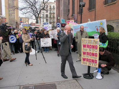 Community Protest Against NYU 2031 Expansion Plans
