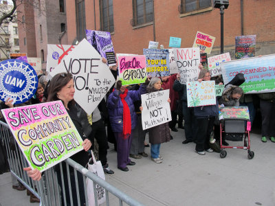 Community Protest Against NYU 2031 Expansion Plans