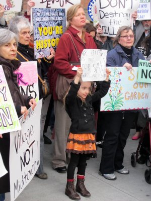 Community Protest Against NYU 2031 Expansion Plans