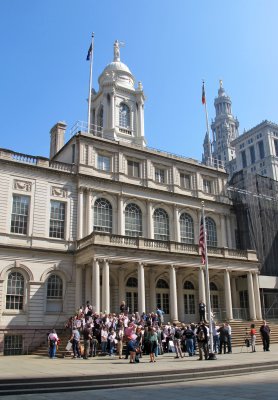 City Hall NYU 2031 Building Protest