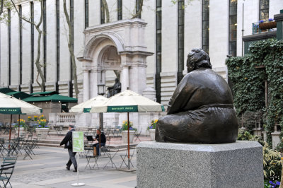 Gertrude Stein & Bryant Statues