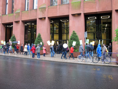 Students, Faculty & Residents Protesting NYU2031 Plan