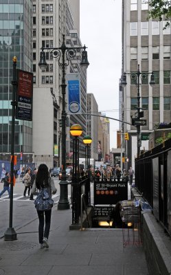 Subway at 40th & 6th Avenue