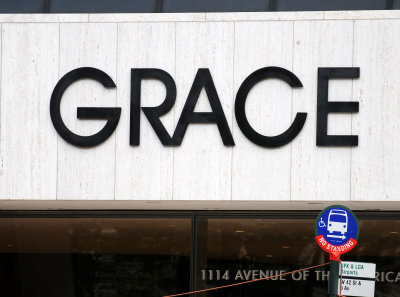 GRACE Building Entrance from the Park