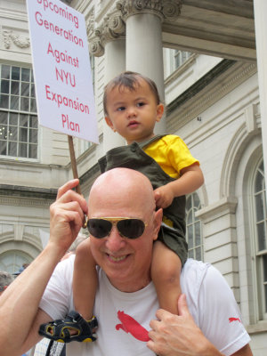 June 29, 2012 Photo Shoot - NYU 2031 Plan City Hall Protest, Ground Zero & Trinity Church