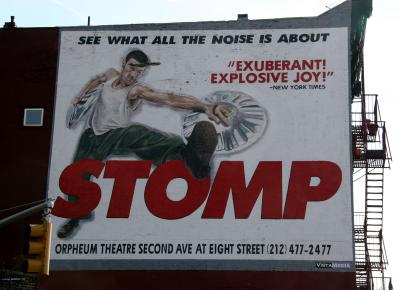 STOMP Billboard at 7th Avenue