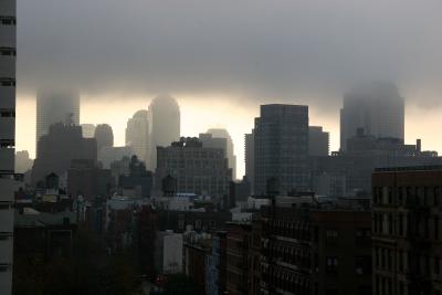 Gathering Rain Clouds - Downtown Manhattan