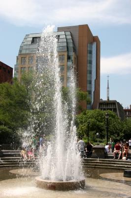 Fountain & NYU Student Center