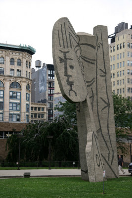 NYU Silver Towers Garden & Picasso Sculpture
