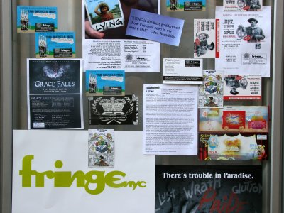 Fringe Theater Festival Posters at the Village Theater