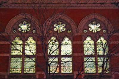 Jefferson Market NYC Public Library Windows