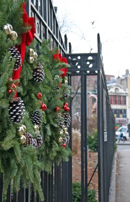 Garden Gate Wreaths & Greenwich Avenue Sidewalk