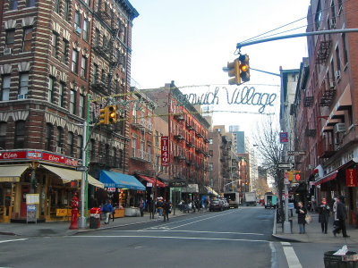 Welcome to Greenwich Village Sign