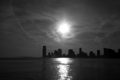 Jersey City Skyline from Christopher Street Pier