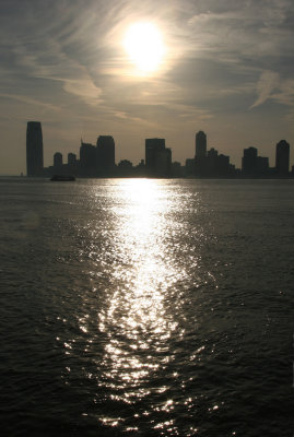 Jersey City Skyline from Christopher Street Pier