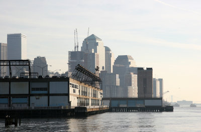 Pier 40 & Downtown Manhattan from Christopher Street Pier