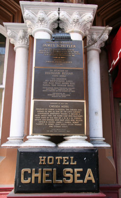 Chelsea Hotel Historical Markers