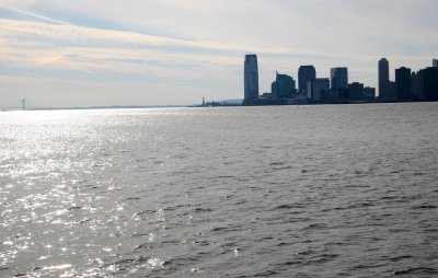 Chelsea Pier View of Jersey City & Hudson River Port