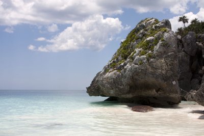 Beach in Tulum.