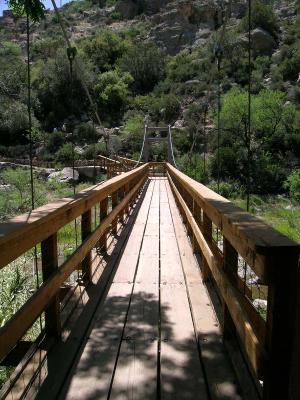 Bridge over Queen Creek, Boyce Thompson Arboretum, Superior, Arizona