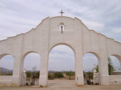 San Xavier Mission, South of Tucson