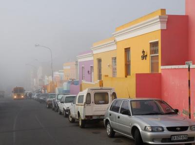 The Bo-Kaap Muslim quarters in morning fog