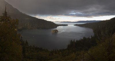 Emerald Bay fog and drizzle