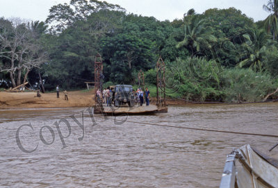 Crossing Juba River, 1984