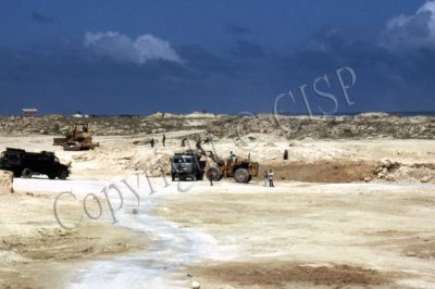 Road works, South of Mogadishu, 1986