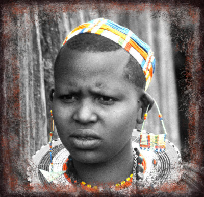 Maasai woman, Tanzania