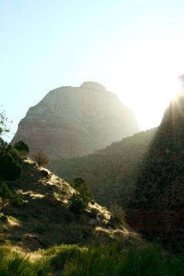 sunrise over the museum