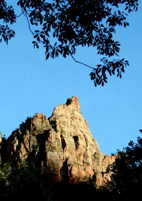 sunrise on a peak