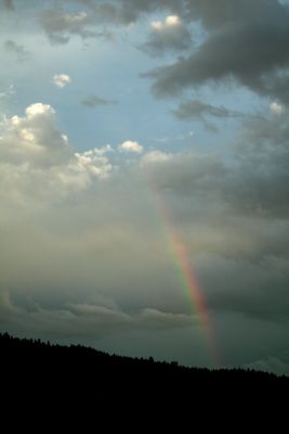Rainbow over Gros Ventre