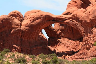 when Crystal saw this from a distance she said, that looks like a double arch!