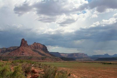 Storm Just Before Needles Section of Canyonlands