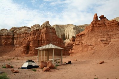 Our Campsite in Goblin Valley