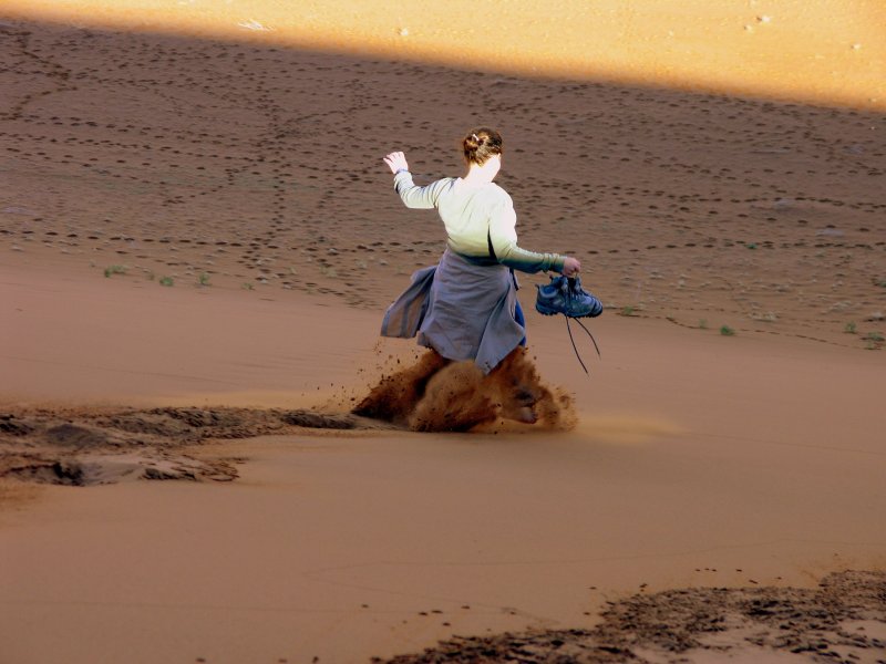 Running Down the Dunes