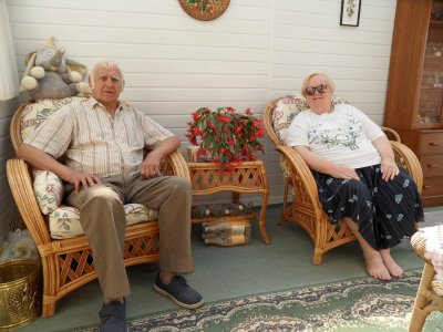 Mum & Dad enjoying their sun room