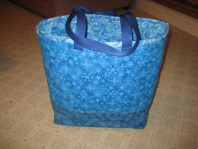 Sparkly Turquoise bag - outside